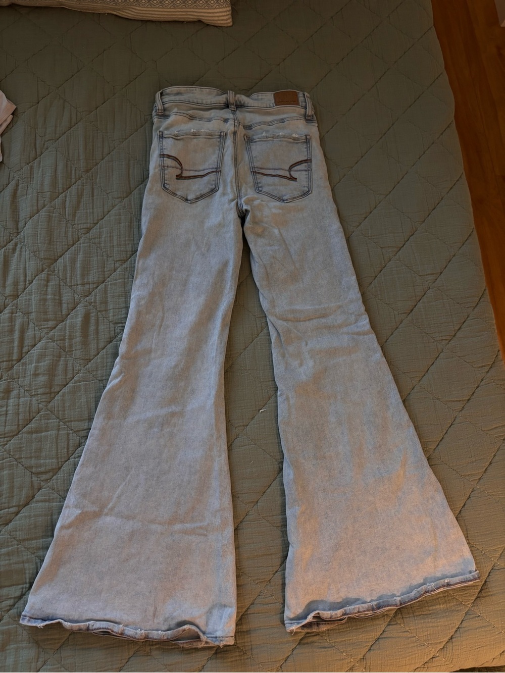 American Eagle Outfitters Light Blue Flare Jeans